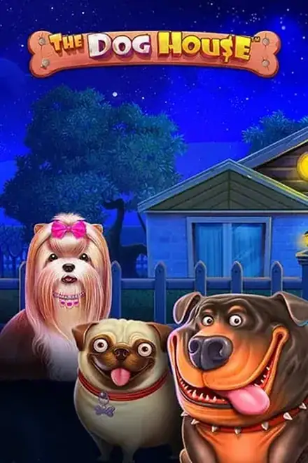 Gokkast The Dog House, de oorspronkelijke versie met vijf rollen van de hondenklassieker